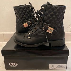 GBG LOS ANGELES GG Byson-M Combat Boots Size 7.5 M